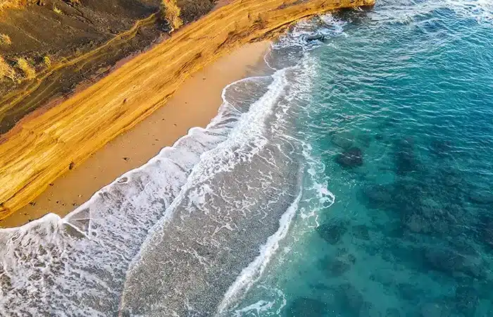 plage cap d agde vue drone