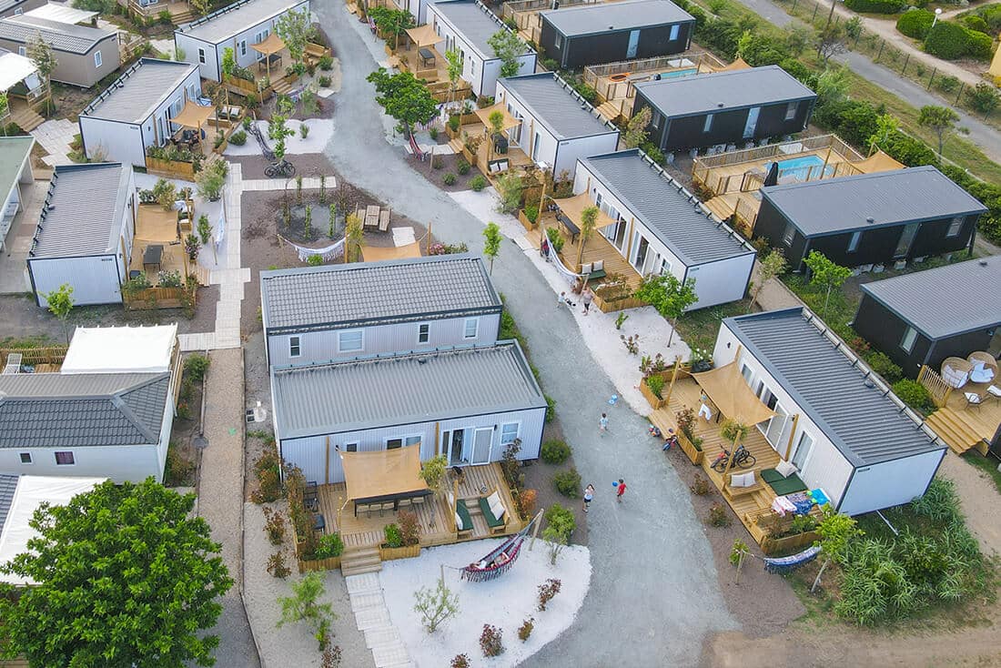 Quartier cottage cocoon camping la clape village