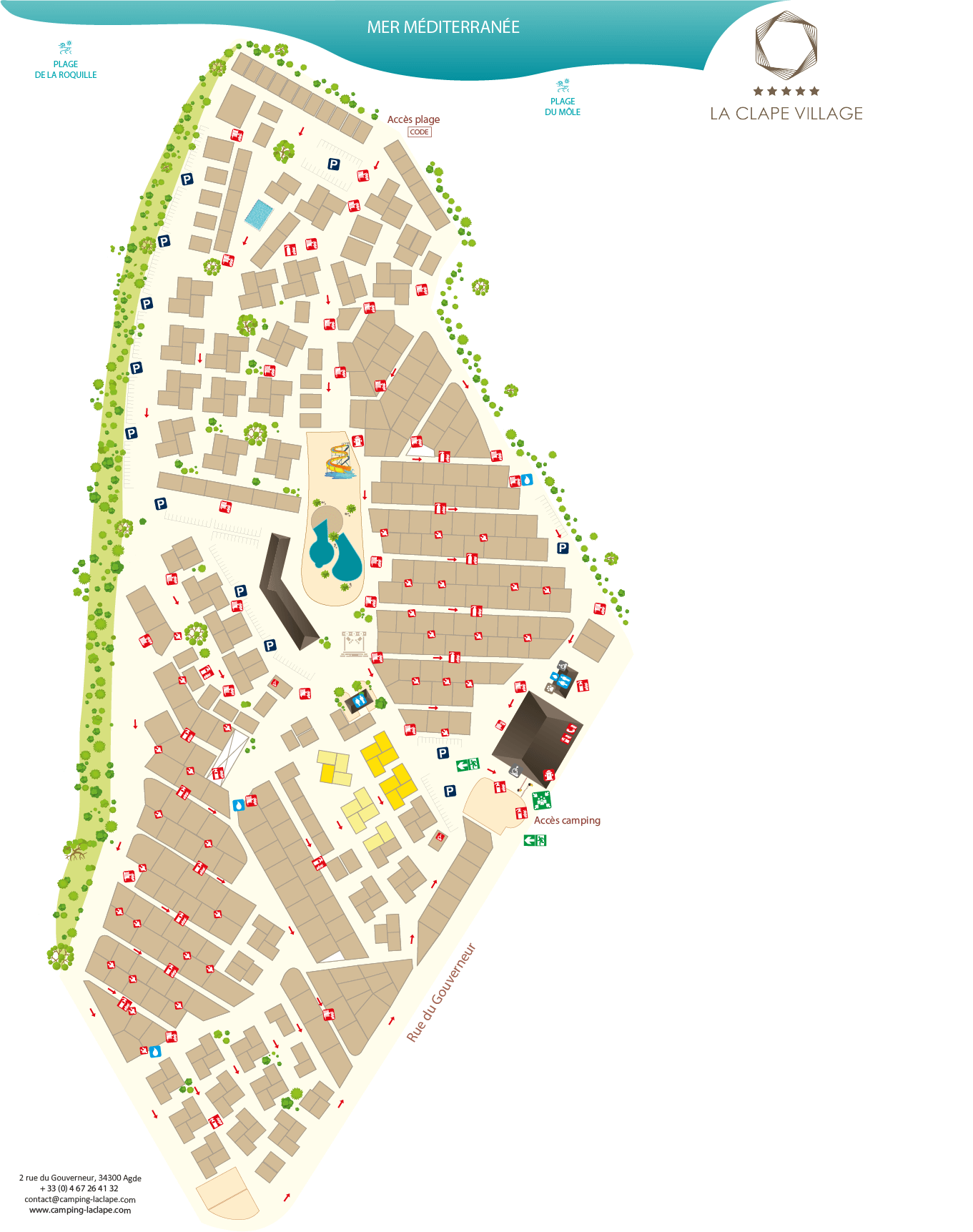 plan la clape village 2024 cottages cosy compressed