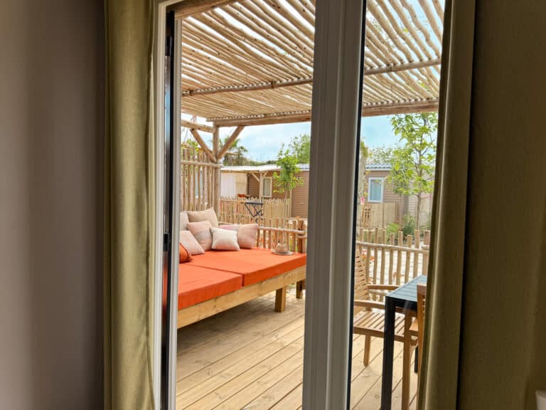 terrasse cottage cosy 3 chambres camping cap d'agde la clape village