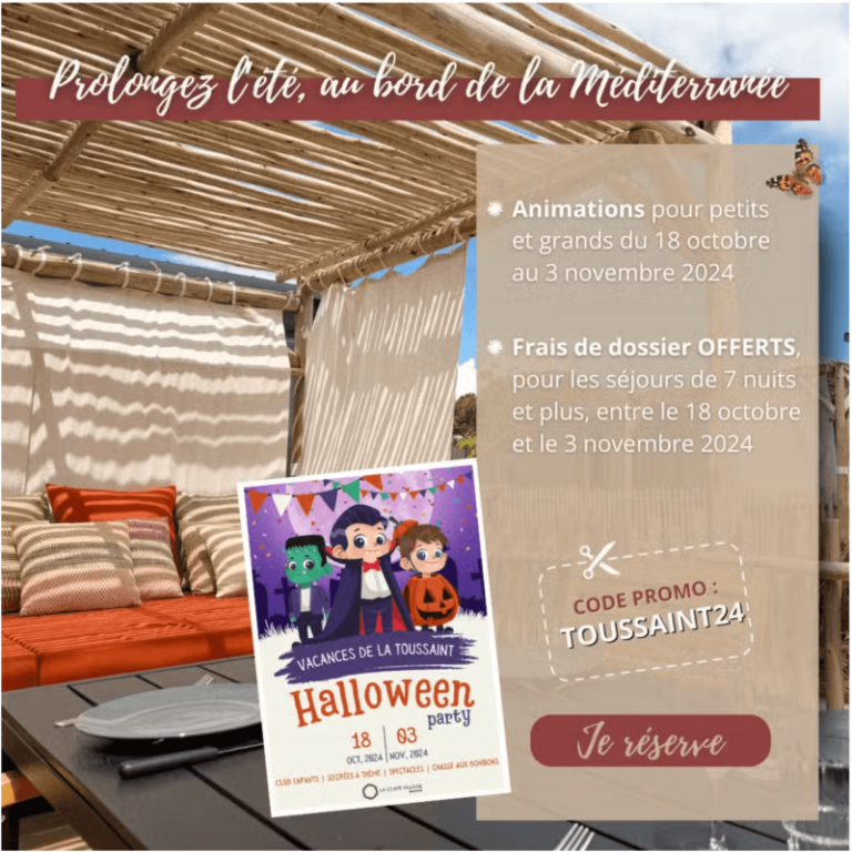 halloween au camping la clape agde