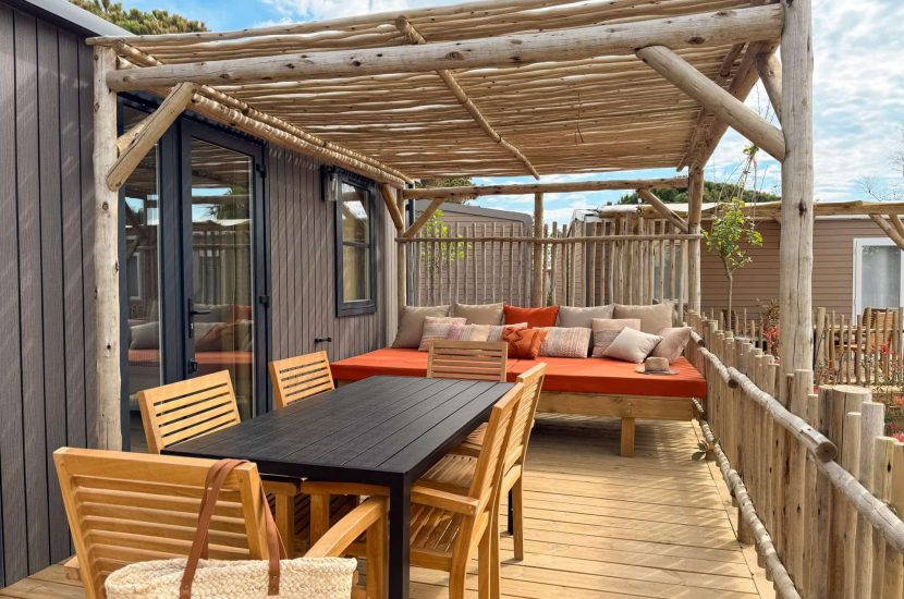 camping cap d'agde terrasse cottage cosy 3 chambres